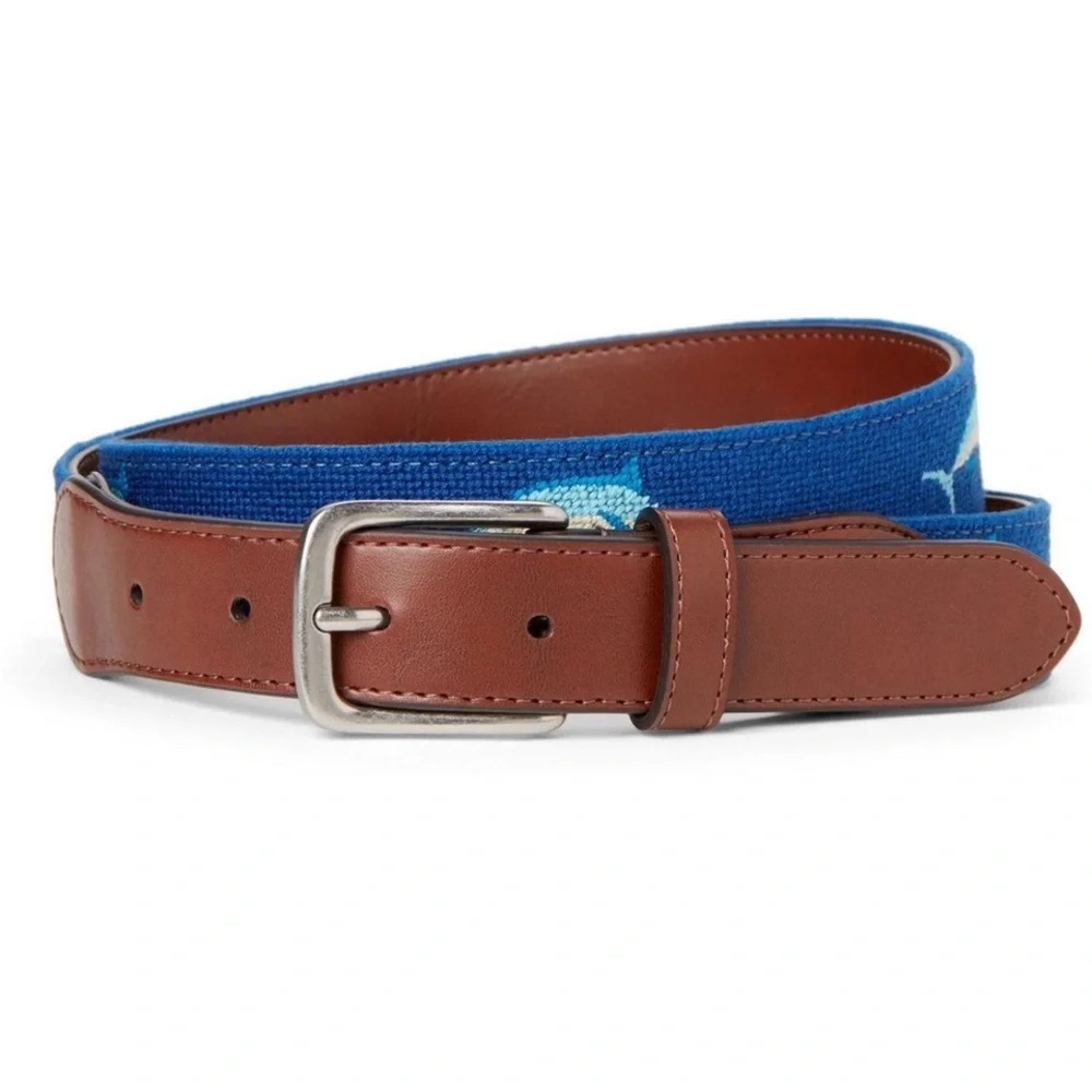 Tommy Bahama Marlin Canvas Belt Size XL